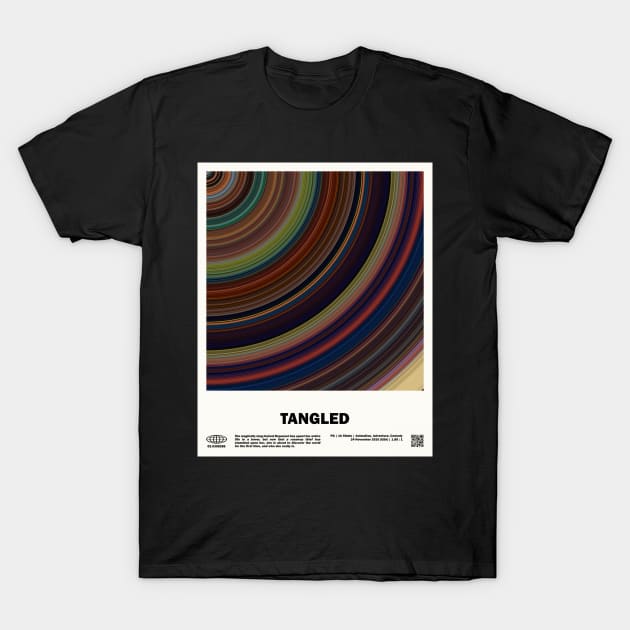 minimal_Tangled Circular Movie T-Shirt by silver-light